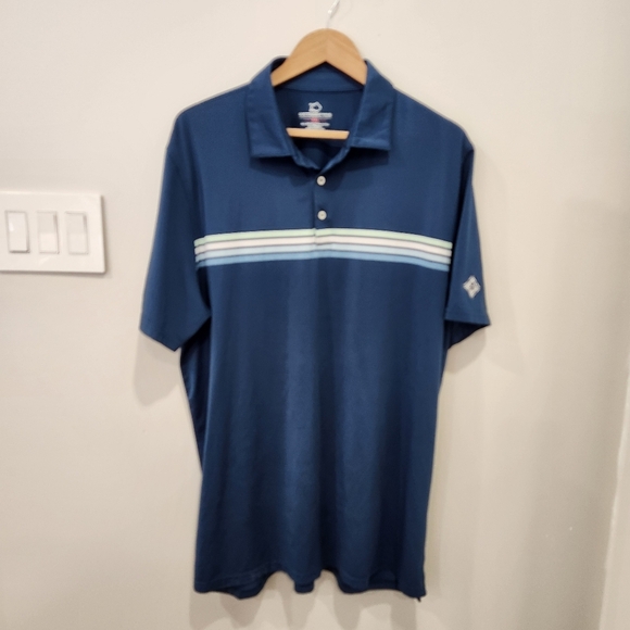Southern Tide Other - Southern Tide Polo Shirt Mens XXL Blue Golf Performance Wear Stretch Soft Feel